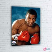 Mike Tyson Eldivenli Poz Boks Spor Kanvas Tablo - 2