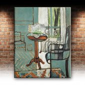 Henri Matisse La Finestra Yağlı Boya Sanat Dekoratif Canvas Tablo - 2
