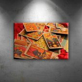 Tarot Kartları Astroloji & Burçlar Dekoratif Canvas Tablo - 1