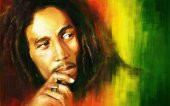 Bob Marley Singing Popüler Kültür Dekoratif Canvas Tablo thumbnail 3