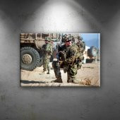 Asker 5 Askeri Dekoratif Kanvas Tablo - 1