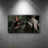 Deadpool Marvel 2 Sinema Dekoratif Kanvas Tablo - 1