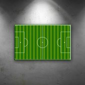 Futbol Sahası Spor Dekoratif Kanvas Tablo - 1