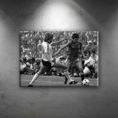 Nostaljik Futbol Spor Dekoratif Kanvas Tablo - 1