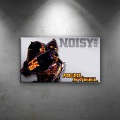 Real Steel Noisy Boy Dekoratif Kanvas Tablo - 1