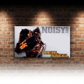 Real Steel Noisy Boy Dekoratif Kanvas Tablo - 2