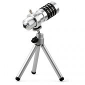 Vodafone Smart 12X Zoom Lens Teleskop ve Tripod MARKACASE - 1