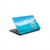Artikel Denizde Şişe Notebook Laptop Bilgisayar Kapak Süsü Sticker - 1