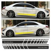 Mercedes Benz Yan Şerit Oto Sticker - 3
