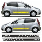 Mitsubishi Colt Yan Şerit Oto Sticker - 1
