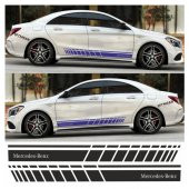 Mercedes Benz Yan Şerit Oto Sticker - 1