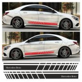 Mercedes Benz Yan Şerit Oto Sticker - 2