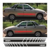 Lada Vega Yan Şerit Oto Sticker - 3