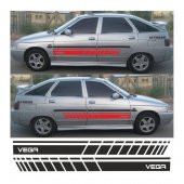 Lada Vega Hb Yan Şerit Oto Sticker - 3