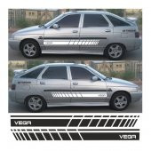 Lada Vega Hb Yan Şerit Oto Sticker - 2