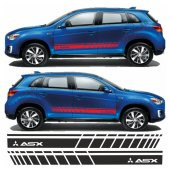 Mitsubishi Asx Yan Şerit Oto Sticker - 3