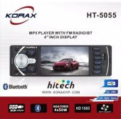 Korax HT- 5055 usb radio aux sd card mp5 çalar oto teyp - 1