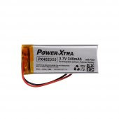 Power-Xtra PX402050 3.7V 340 mAh Li-Polymer Pil (PCM/1.5A) - 1