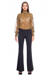 ZEBRA BLUZ SAFRAN KOL DETAYLI thumbnail 3