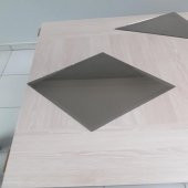 Ayna  Baklava Dilim  Bizoteli kendin yap ayna 40x40 ebat 1 adet 52 TL - 3