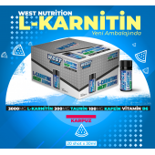 West Nutrition L Karnitin ( l carnitine ) 3000 mg 20 Shot Yağ Yakıcı -  HEDİYELİ - 1