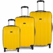 Tutqn Safari Kırılmaz 3 lu Valiz Seti (Buyuk, Orta ve Kabin) 7 Renk - 6