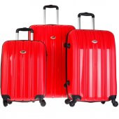 Tutqn Safari Kırılmaz 3 lu Valiz Seti (Buyuk, Orta ve Kabin) 7 Renk - 10