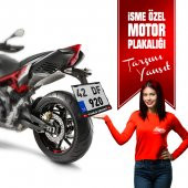 İsme Özel Motor Plakalığı - 1