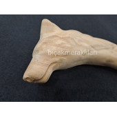 El İşçiliği CK75 Dövme Balta Köpek Desenli Sap - 3