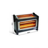 Isımatik 511 Devrilme Emniyetli Termostat Elektrikli Isıtıcı Soba - 1