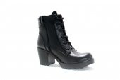 Belox 3016 Siyah Deri Casual Bayan Bot - 1