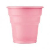 PEMBE PLASTİK BARDAK 25'Lİ - 1