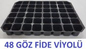 Fide Viyolu 48 Gozlu 25 Adet Çimlendirme Viyolü Plastik Fide Viyolü Fide Viyolü Fide Viyol Tohum Çimlendirme Kabı - 3
