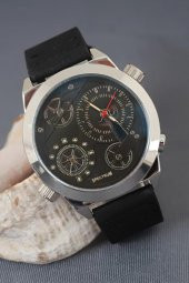 Deri Kordonlu Spor Kasa Erkek Kol Saati - 1