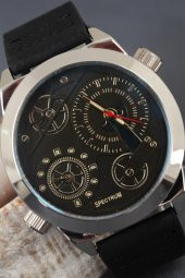 Deri Kordonlu Spor Kasa Erkek Kol Saati - 2