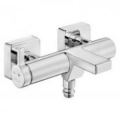 ECA Purity Banyo Bataryası 477H+Metal Tel Süngerlik 3lü Köşe Raf   Krom Şampuanlık 2li Set - 2