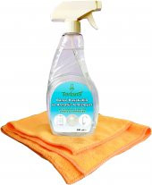 TERLANS Banyo Duşakabin ve Armatür Temizleyici 500 ml + Mikrofiber Bez Hediye - 3