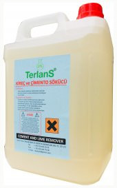 TERLANS İnşaat Sonrası Çimento Artığı Temizleyici Kireç Sökücü 5Kg - 1