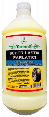 TERLANS Lastik Parlatıcı1 Lt + UYGULAMA SÜNGERİ - 1