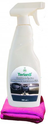 Terlans 3'lü Araç Bakım Seti - Motor Jant Temizleyici-Hızlı Cila-Torpido Parlatıcı 3x500ml - 9