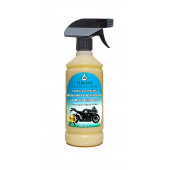 TERLANS Motosiklet Hızlı Cila Boya Koruma ve Temizleyici Sprey 500ml + Mikrofiber Bez - 4