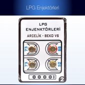 MURAT DEDANTÖR 5 Lİ SET LPG ENJEKTÖR  2.MT. HORTUM 2 KELEPÇE PİPO - 4