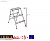 BEYKON 3+3 CIFT CIKISLI ALUMINYUM MERDIVEN - 1
