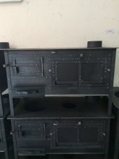 TRABZON/VAKFIKEBİR 90LIK SİYAH KUZİNE SOBA - 1