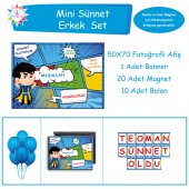 Sünnet Çocuk Süsleme ve Hediyelik Mini Set - 1