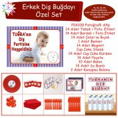 Diş Buğdayı Kırmızı Lacivert Özel Set - 1