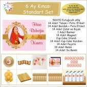 6 Ay Kınası Pembe Gold Konsept Standart Set - 1