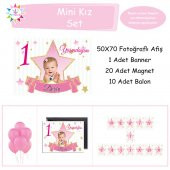 Gold Yıldız Mini Set Parti Çocuk - 1