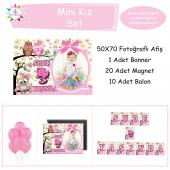Şirin Baykuş Konsepti Mini Set Parti Çocuk - 1