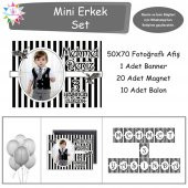 Siyah Beyaz Konsepti Mini Set - 1